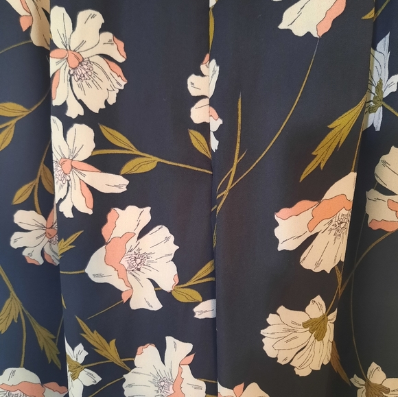 June & hudson floral flutter sleeve romper jumpsuit sz small *2 - Picture 8 of 9